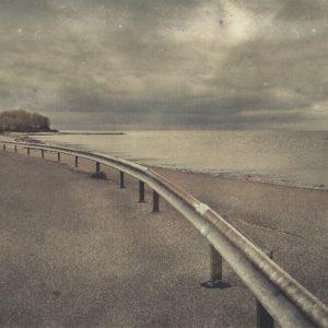 Hipstamatic Foto der Straße nach Bülk